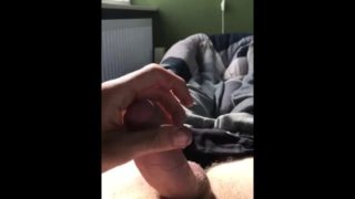 Mastrubating in my bedroom and getting a cumshot