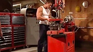 Robert van Damme is fucking coworker in Shop