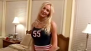 Busty Blonde MILF Savannah Rain Sucking Cock For Cum on Her Face