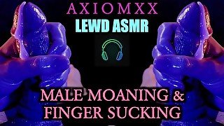 (LEWD ASMR) Male Moaning With Wet Finger Sucking Triggers - Erotic Fantasy JOI