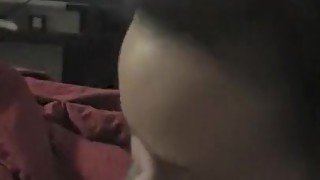 Ebony milf sucks a big black cock sloppy head