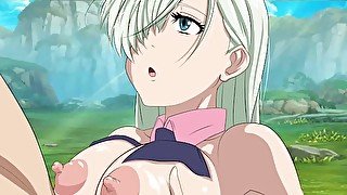 SEVEN DEADLY SINS - ELIZABETH GIVES MELIODAS A TITJOB