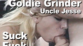 Goldie Grinder & Jesse suck fuck cumshot