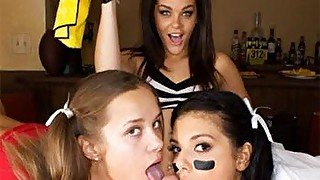 Liza Rowe, Gina Valentina And Kimber Woods - Tailgate Tag Team