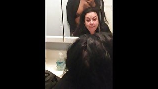 FUCKING in new friends bathroom