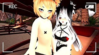 Kissing on the Beach Lewd ASMR Femboy Mommy Vampire