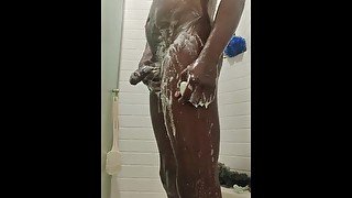 Washing my dick off