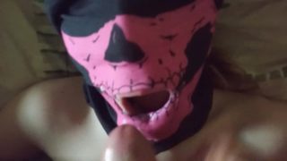 Hands free Halloween deepthroat HD 1080p