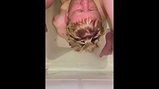 EXTENDED HOT GOLDEN SHOWER - OVER 2 MINUTES