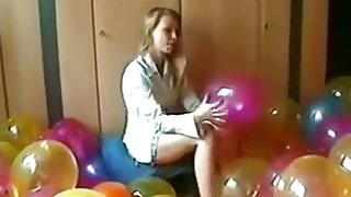 SEXY GIRL BALLOON POPPING part 2