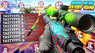 QUAD HEADSHOT FEED w/ EVERY GUN in MODERN WARFARE 2! (Warning: A LOT of Head in This Video)