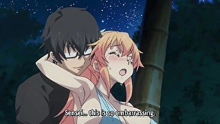 The kinkiest Japanese anime with busty teen and college guy