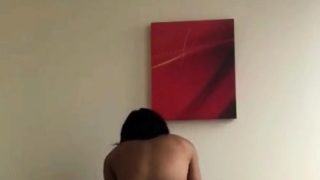 Straight amateurs wank and toy ass play