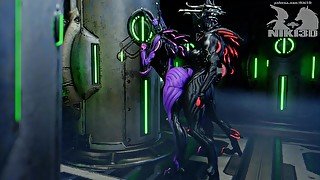 Fast Fucking Valkyr Warframes 3D Animation