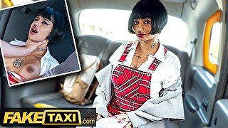 Fake Taxi Super Sexy French Student Seduces Taxi Driver for a Free Ride