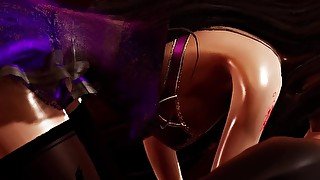 Honey select 2 Tifa seduced in the pub