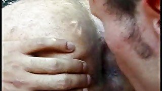 Gay stud likes it when he gets his ass hole banged hard by a huge pole