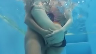 Fucking a Japanese swimsuit babe in the pool