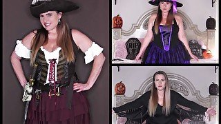 Compilation of Halloween videos