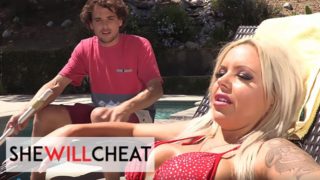 She Will Cheat - Busty Hot MILF Elle Cheats Her Husband With The Pool Boy