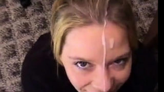 Amateur homemade facial YPP