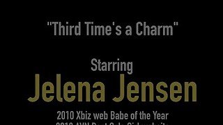 Busty Jelena Jensen Dildos Her Creamy Cunt & Licks It Clean!