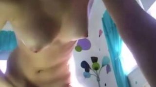 Amazing teen girl masturbating and have a great orgasm 01