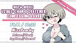 Uzaki-Chan X Listener (Confessing Love) - F4M