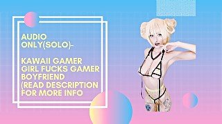 AUDIO ONLY- Kawaii gamer girl fucks you, gamer boyfriend