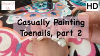 Painting toenails 1 part 2 of 2 foot fetish - glimpseofme