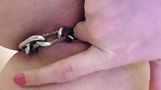 Chained my pussy to my asshole