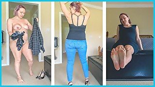 PEEPING POV E04: Sexy MILF Tries On Clothes