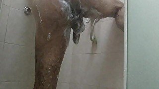 Cum shower ass play cum