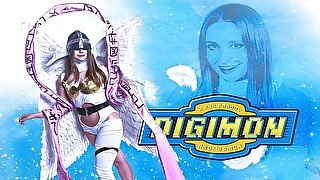 Laney Grey As DIGIMON ANGEWOMON Has Insane Dick Riding Skills VR Porn