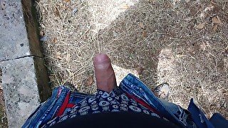 A good piss in the countryside