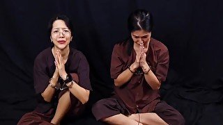 Thai Female Inmate Get Shackled