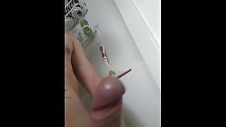 Quick Cum Before my Shower