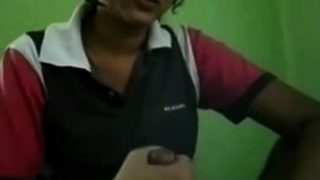 Indian couple handjob