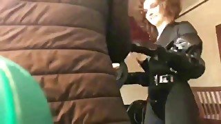 Camren Bicondova Suiting Up As Catwoman