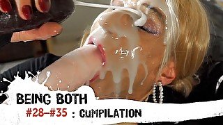 Being Both #28-#35 cumpilation - Seven cum-sessions back to back. a cum-feast!