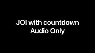 JOI with countdown (female voice) Audio Only