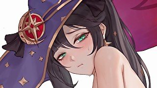 Hentai JOI TEASER - Mona Drains Your Wallet... and Your Balls [Genshin Impact] (Multiple Endings)