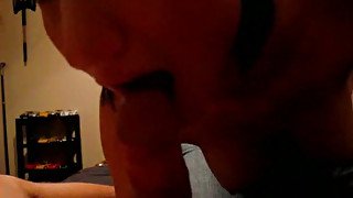 Petite cock hunter from my college gives me wicked blowjob