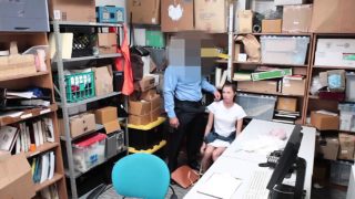 Skinny shoplifter teen Carolina got fucked