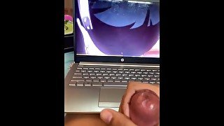 Boy watching hentai masturbate  Hentai