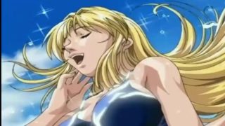 Horny big tits wet anime blonde fucked hard