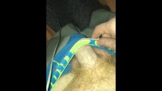 Almost caught jerking big dick and moaning loud while roommate home