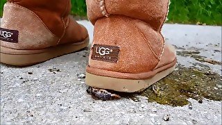 Snail Crush in Ugg boots