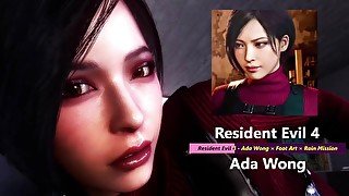 Resident Evil 4 - Ada Wong × Foot Art × Rain Mission - Lite Version