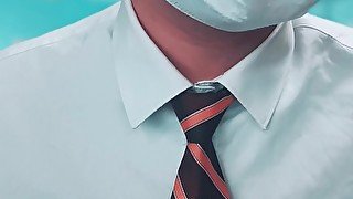 Korean School uniform Roleplay masturbation